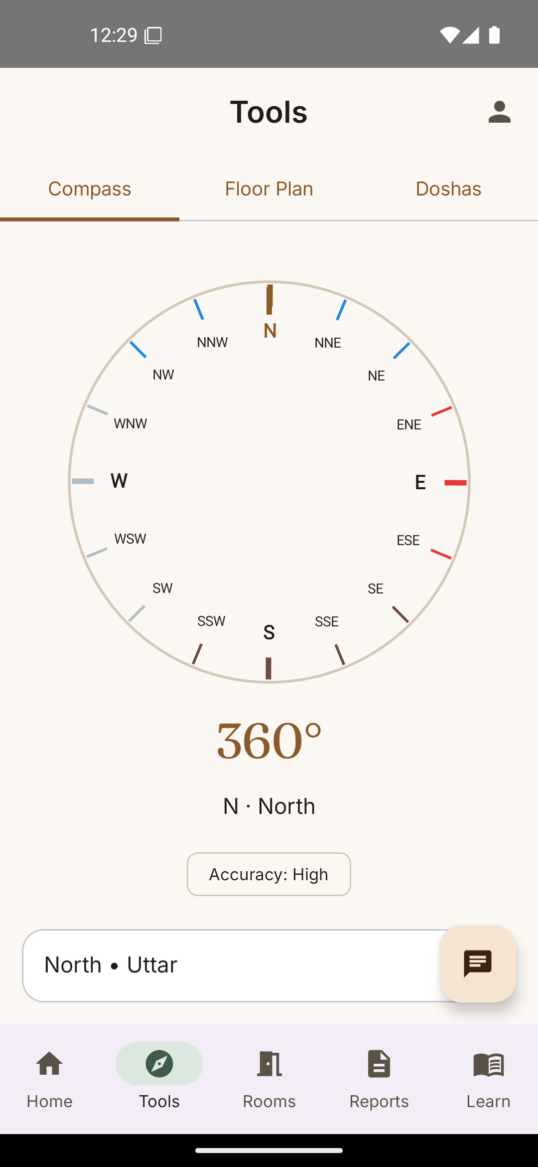 16-direction compass