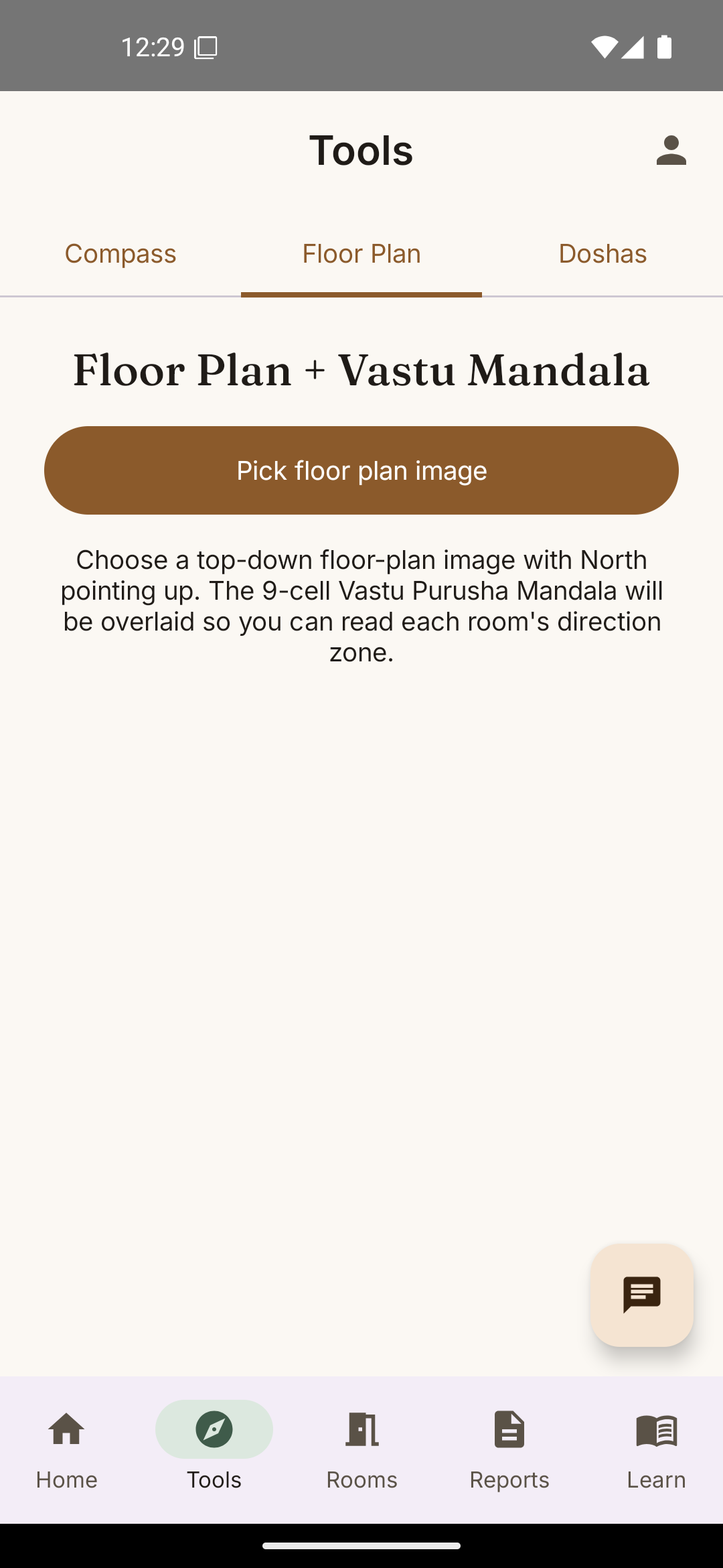 Floor plan mandala